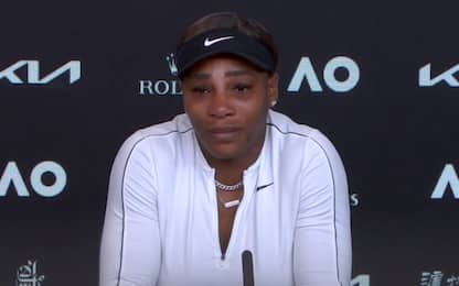 Serena ko e in lacrime: "Se mi ritiro? Non lo so"