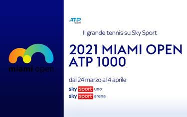 ATP Miami, il primo Masters 1000 LIVE su Sky Sport