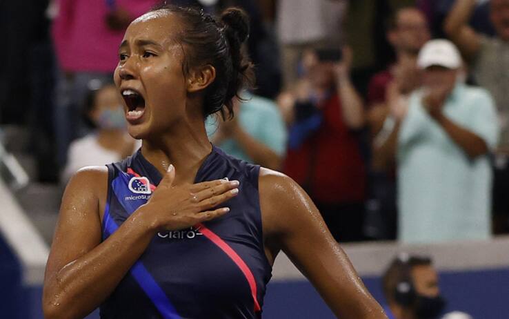 Leylah Fernandez, n°73 del mondo, vola in semifinale a New York: la 18enne canadese ha battuto in tre set l'ucraina Svitolina