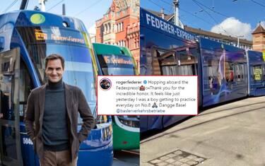 Un tram per il "Re", inaugurato il Federer-Express