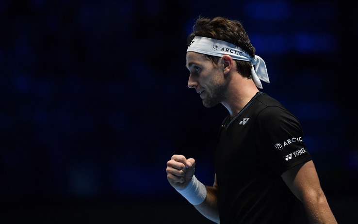 Ruud beats Norrie at the 2021 ATP Finals: first win for the Norwegian