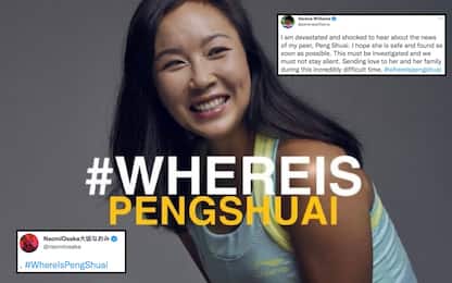 Da Serena a Naomi Osaka: "Dov'è Peng Shuai?"