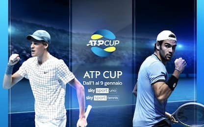 Tennis, su Sky l'Atp Cup 2022. La guida tv