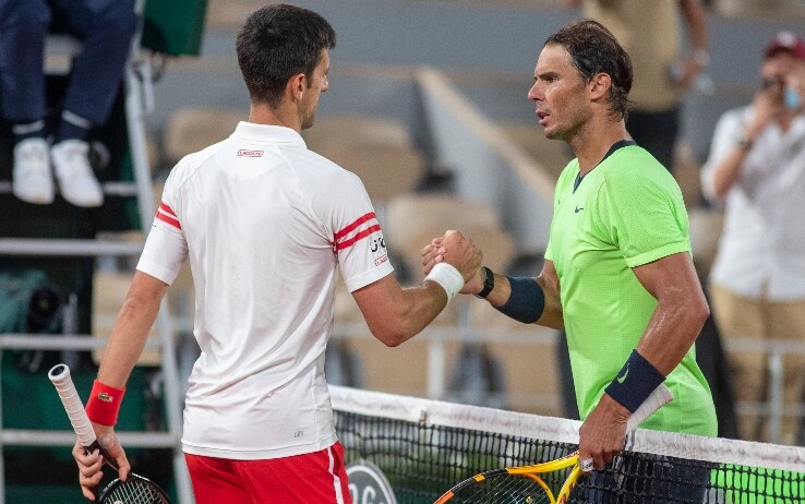 Nole Djokovic e Rafa Nadal