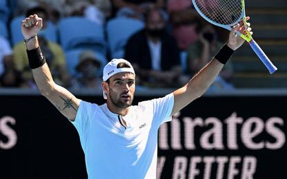 Berrettini e Sonego al 2° turno, fuori Fognini