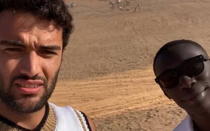 Berrettini nel deserto. E spunta anche Khaby Lame!