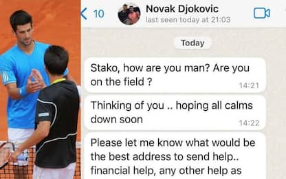 Djokovic scrive a Stakhovsky: "Come va al fronte?"