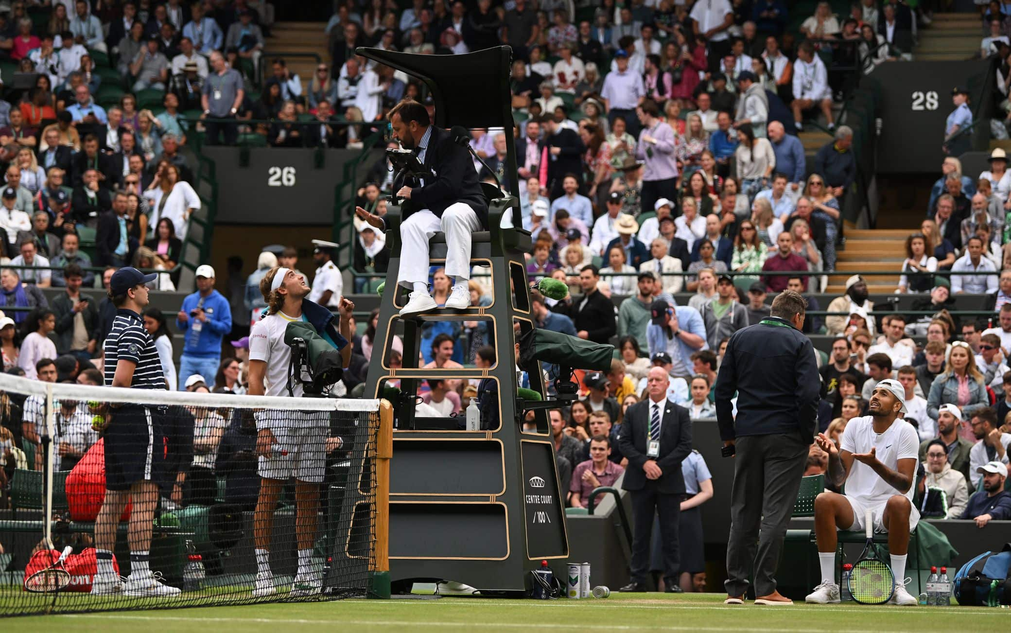 Kyrgios contro Tsitsipas