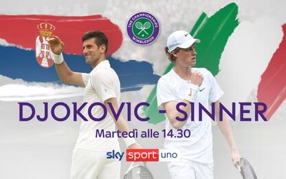 Sinner-Djokovic vale la semifinale: domani su Sky