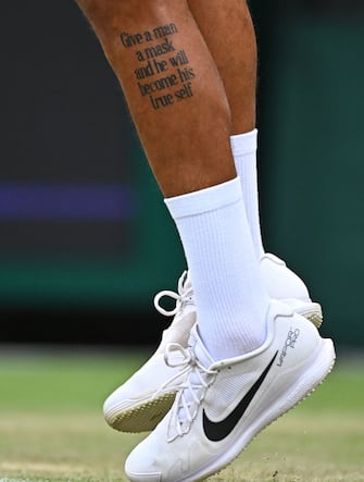 Nick Kyrgios (AUS) during his third round match at the 2022 Wimbledon Championships at the AELTC in London, GREAT BRITAIN, on July 2, 2022. Photo by Corinne Dubreuil/ABACAPRESS.COM