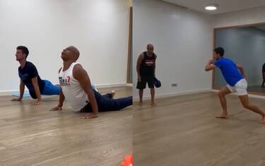 Djokovic, allenamento a base di capoeira. Video 