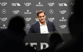 Roger Federer at the 02 Arena, London. The 20-time grand slam champion announced last week that he would bring his professional tennis career to a close after the Laver Cup that starts in London on Friday. Picture date: Wednesday September 21, 2022.
