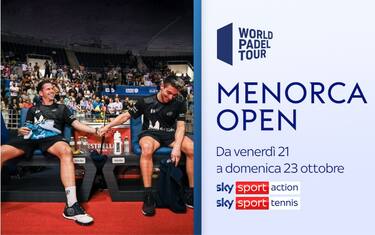 World Padel Tour da venerdì su Sky il Menorca Open