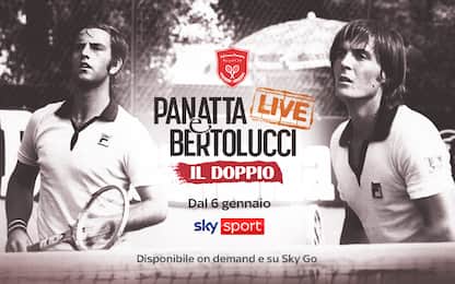 Panatta e Bertolucci, il doppio live. Oggi su Sky