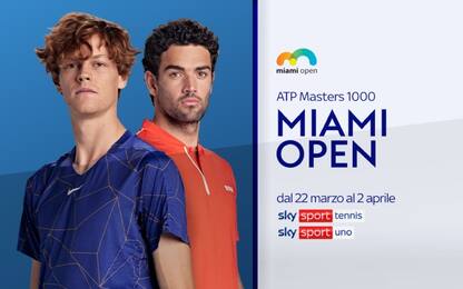 Inizia Miami: il torneo LIVE su Sky con 5 italiani