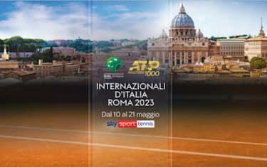 Internazionali di Roma, l'80^ edizione live su Sky