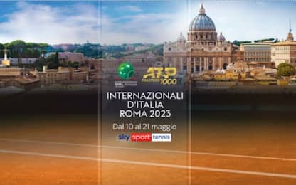 Internazionali di Roma, l'80^ edizione live su Sky