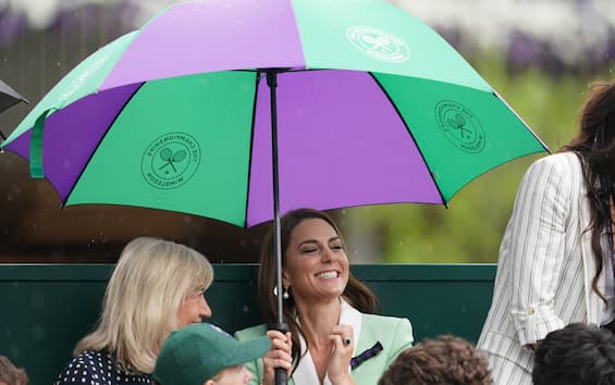 Wimbledon 2023, Princess Kate under the water: rainy day in London ...