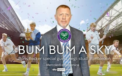 Boris Becker special guest Sky Sport per Wimbledon