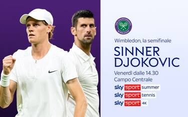 Non solo Sinner-Djokovic: semifinali oggi su Sky