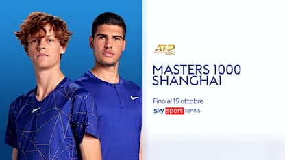 Domani parte il Masters 1000 Shanghai: LIVE su Sky