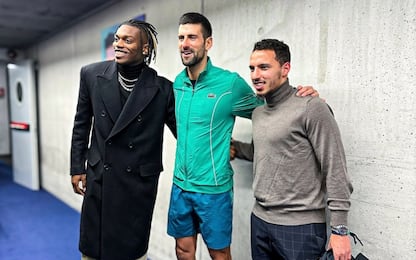 Djokovic scherza con Leao: "Veloce quasi come te"