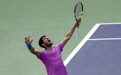 Alcaraz vince Indian Wells: Medvedev ko in finale
