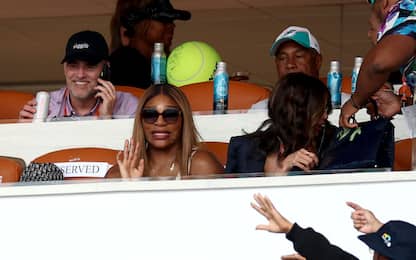Sinner-Medvedev, Serena Williams in tribuna 