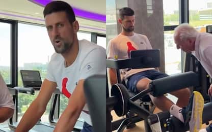 Djokovic a lavoro dopo l'intervento: "Progressi"