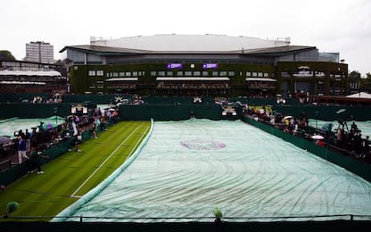 Pioggia a Wimbledon: match nuovamente interrotti