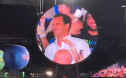 Federer dai Coldplay: l'ovazione dell'Olimpico