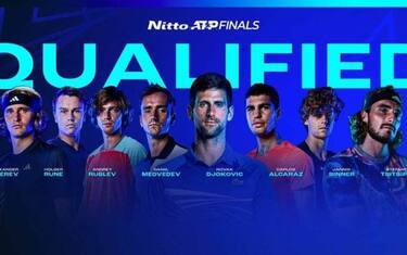 ATP Finals, ufficiali gli otto "maestri" di Torino