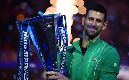 Djokovic supera Federer: 7° titolo alle Finals