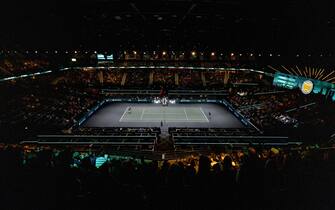 ROTTERDAM - Tallon Grepe (NED) in action against Gijs Brouwer (NED) on the fifth day of the ABN AMRO Open tennis tournament in Ahoy. AP SANDER KING /ANP/Sipa USA