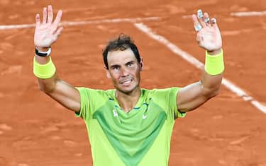 Rafael Nadal of Spain celebrates during the French Open semifinal against Novak Djokovic, Grand Slam tennis tournament on May 31, 2022 at Roland-Garros stadium in Paris, France - Photo: Victor Joly/DPPI/LiveMedia