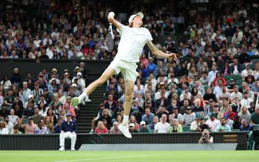 Jannik Sinner (Ita) during the 2023 Wimbledon Championships on July 3, 2023 at All England Lawn Tennis & Croquet Club in Wimbledon, England