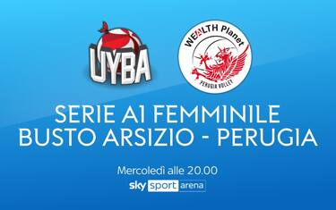 Volley femminile, Busto Arsizio-Perugia su Sky