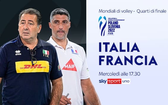 Italia Francia en TV y streaming: dónde ver los cuartos de final del Mundial de Voleibol
