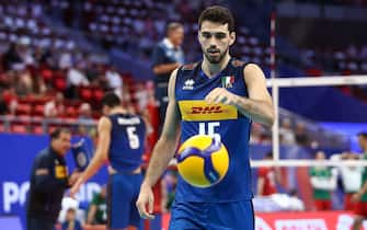 Daniele Lavia during the Volleyball Nations League match between Italy and Bulgaria on July 5, 2022 in Gdansk, Poland. (Photo by Piotr Matusewicz/PressFocus/SIPA USA) France OUT, Poland OUTFrance OUT, Poland OUT
