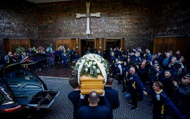 Funerale di Julia Ituma presso la chiesa di San Filippo Neri a Milano, 18 aprile 2023. ANSA/MOURAD BALTI TOUATI