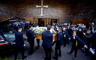 Funerale di Julia Ituma presso la chiesa di San Filippo Neri a Milano, 18 aprile 2023. ANSA/MOURAD BALTI TOUATI