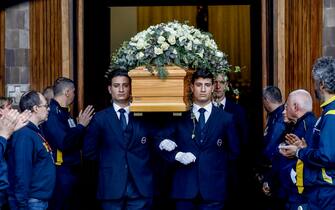 Julia Ituma's funeral at the church of San Filipppo Neri in Milan, Italy, 18 April 2023. The 18-year-old Italian volleyball player died after falling from a window of a hotel in Istanbul on April 12, in a suspected suicide.  ANSA/MOURAD BALTI TOUATI