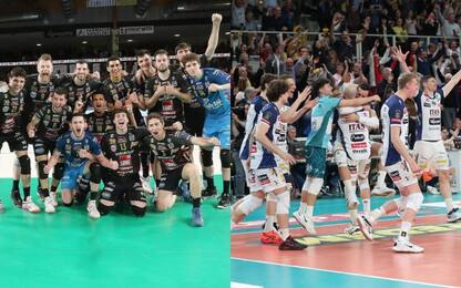 Volley, la finale scudetto sarà Civitanova-Trento