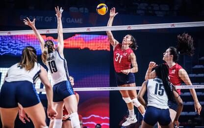 Italvolley ancora ko: vincono gli Usa al tie-break