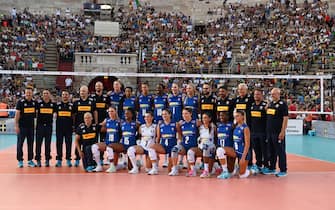 italy  during  CEV EuroVolley 2023 - Women - Italy vs Romania, Volleyball Intenationals in Verona, Italy, August 15 2023