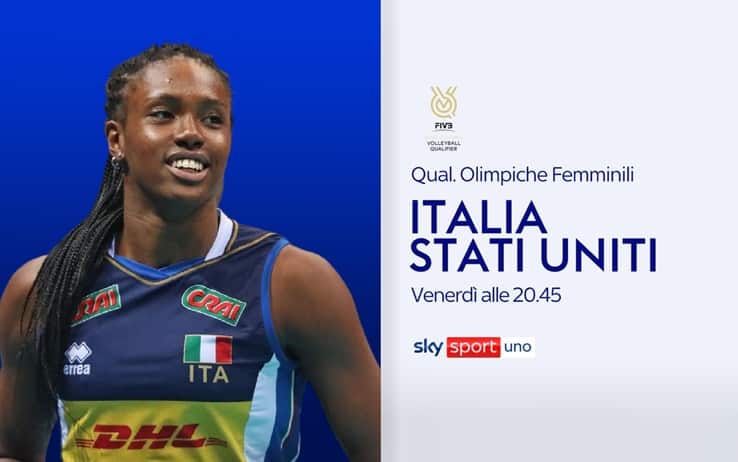 Grafica qualificazioni olimpiche volley Italia Usa