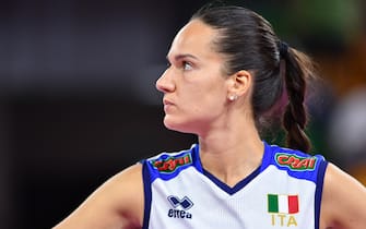 Anastasia Guerra (Italy)  during  Test Match - Women Italy vs Women Bulgaria, Volleyball Test Match in Florence, Italy, May 22 2022