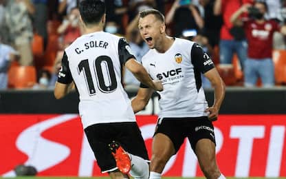 Soler su rigore, Valencia-Getafe 1-0