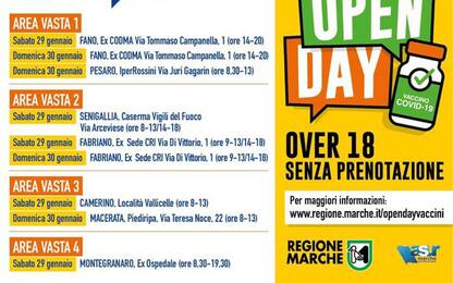 Vaccini: Marche, nuovo open day weekend 29-30 gennaio