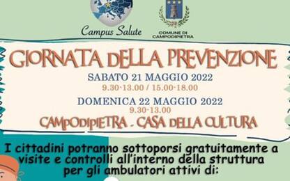 'Campus Salute',screening gratuiti per tutti a Campodipietra